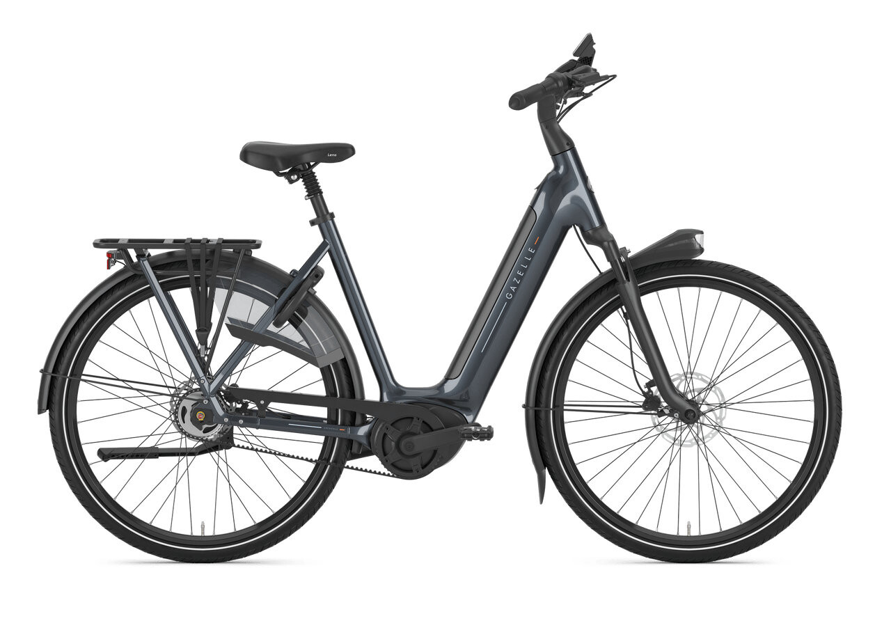 GAZELLE Grenoble C5 600Wh Dames Anthracite Grey Glans 57cm 2026